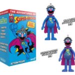 Sesame Street ReAction Action Figure Super Grover (W/Chase)