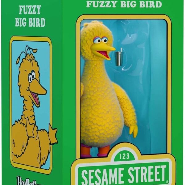 Sesame Street ReAction Action Figure Big Bird (Flocked)