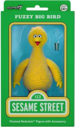 Sesame Street ReAction Action Figure Big Bird (Flocked) - immagine 3