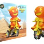 Super7 Super Cycles Vehicle Mummy Boy (Orange w/ Yellow Trike)