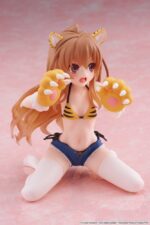 Toradora! Desktop Cute PVC Figure Taiga Aisaka (Tiger Costume Swimwear Ver.) 13 cm - immagine 2