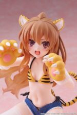 Toradora! Desktop Cute PVC Figure Taiga Aisaka (Tiger Costume Swimwear Ver.) 13 cm - immagine 4