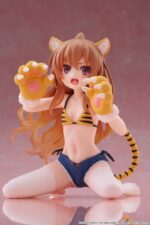 Toradora! Desktop Cute PVC Figure Taiga Aisaka (Tiger Costume Swimwear Ver.) 13 cm - immagine 5