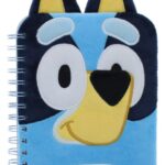 Bluey Plush Notebook Blue