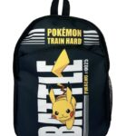 Pokémon Backpack Pokémon Train Hard Black