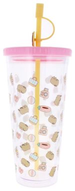 Pusheen Tumbler with Straw 700 ml - immagine 2