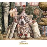 Labyrinth (1986) Printed Art Wiseman of the Labyrinth Limited Edition 30 cm