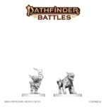 Pathfinder Battles Deep Cuts Unpainted Miniature Goblin Commando & Goblin Dog 13 cm - immagine 2
