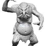 Pathfinder Battles Deep Cuts Unpainted Miniature Forest Troll 15 cm