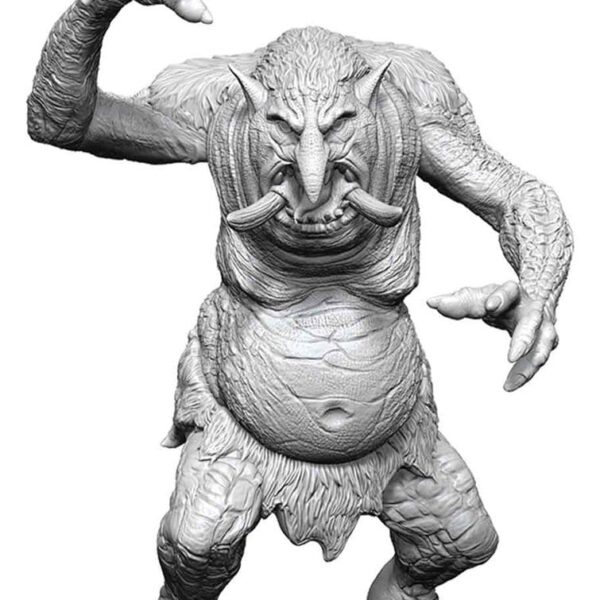 Pathfinder Battles Deep Cuts Unpainted Miniature Forest Troll 15 cm