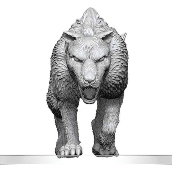 Pathfinder Battles Deep Cuts Unpainted Miniature Hyaenodon 13 cm