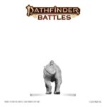 Pathfinder Battles Deep Cuts Unpainted Miniature Hyaenodon 13 cm - immagine 2