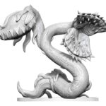 Pathfinder Battles Deep Cuts Unpainted Miniature Snapping Flytrap 15 cm