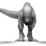 Pathfinder Battles Deep Cuts Unpainted Miniature Pachycephalosaurus 13 cm