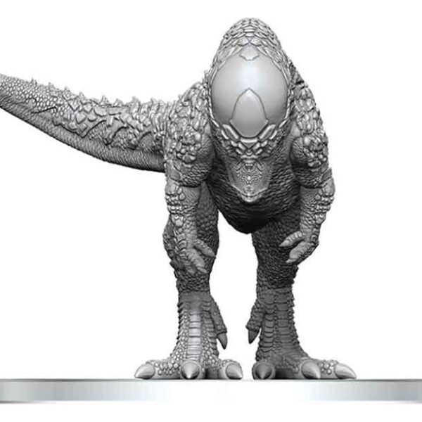 Pathfinder Battles Deep Cuts Unpainted Miniature Pachycephalosaurus 13 cm