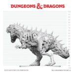 Dungeons & Dragons Nolzur's Marvelous Miniatures Unpainted Miniature Tyrannosaurus Zombie 20 cm - immagine 4