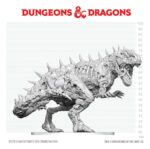Dungeons & Dragons Nolzur's Marvelous Miniatures Unpainted Miniature Tyrannosaurus Zombie 20 cm - immagine 5