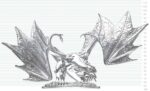 Dungeons & Dragons Nolzur's Marvelous Miniatures Unpainted Miniature Young Sapphire Dragon 20 cm