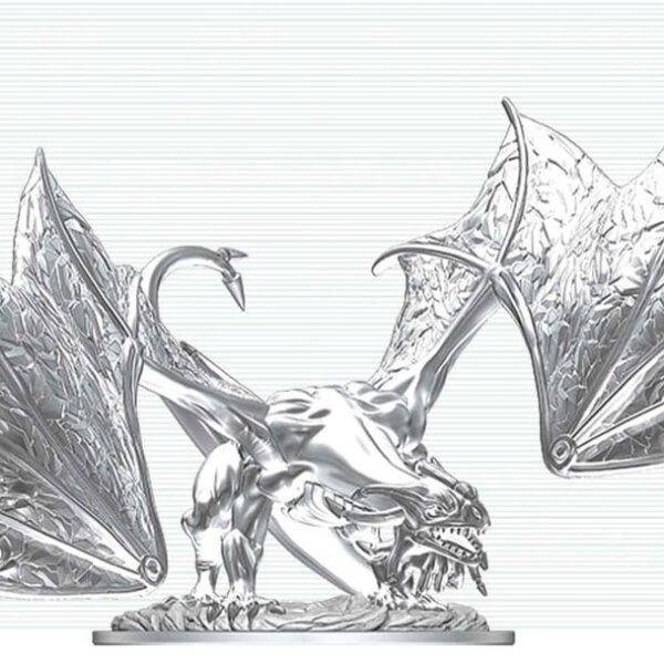 Dungeons & Dragons Nolzur's Marvelous Miniatures Unpainted Miniature Young Sapphire Dragon 20 cm
