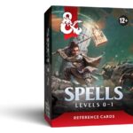 Dungeons & Dragons RPG Reference Cards: Spells (Levels 0-1) *English Version*