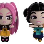 KPop Demon Hunters Vinyl Figures Mira & Zoey Monitor Buddiez 6 cm