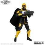 MCFARLANE GAMING EDITION 7INCH HELLDIVERS 2 TR-40 GOLD EAGLE ACTION FIGURE - immagine 2