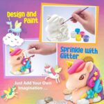 KidzMaker - Dipingi il Tuo Salvadanaio Unicorno Glitter - immagine 2