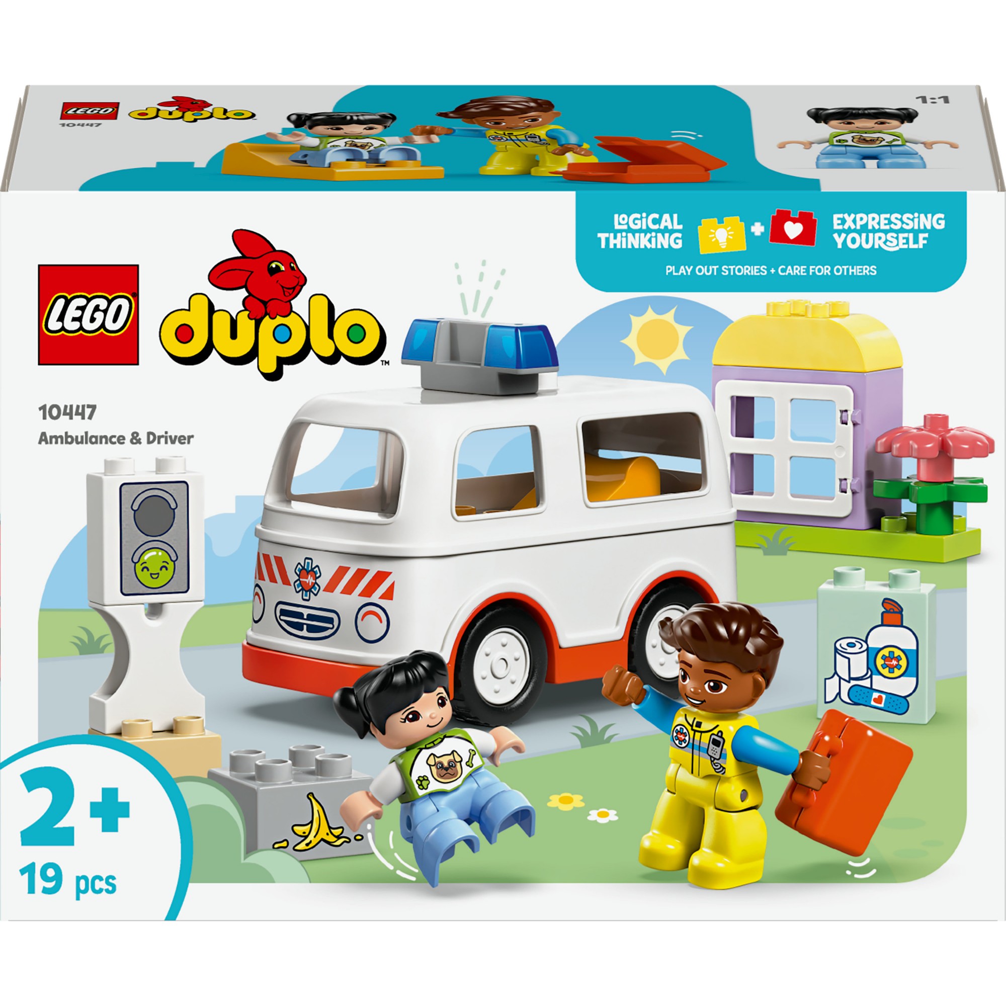 10447 Duplo - Ambulanza e Autista - immagine 1