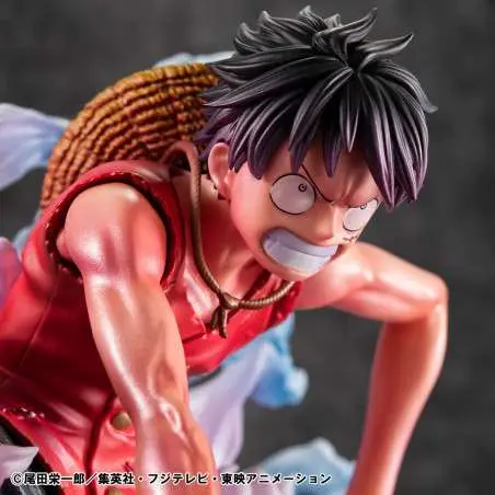 109200__3689526946 ONE PIECE P.O.P MONKEY D. LUFFY GEAR 2 LIMITED ED STATUE - immagine 1