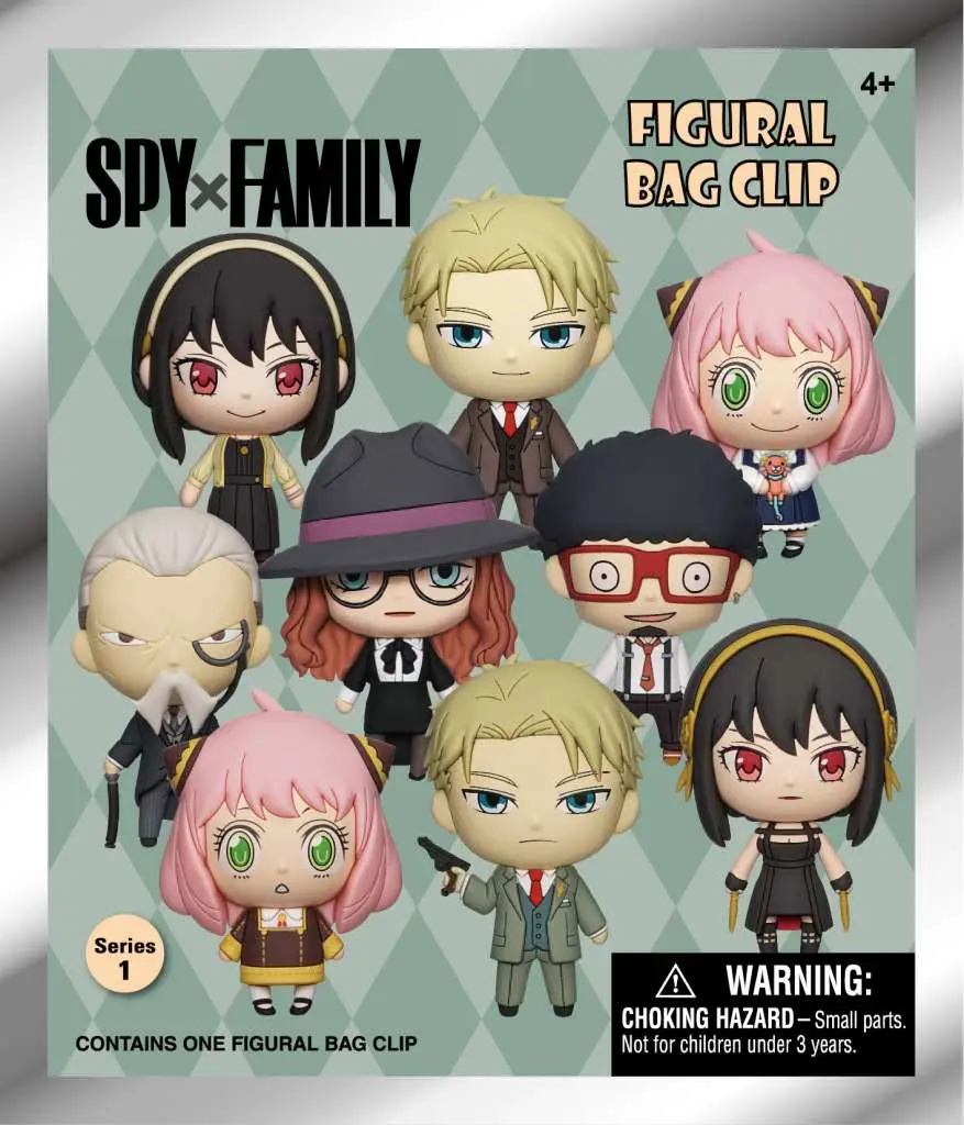 109705__3572886033 SPY X FAMILY SERIES 1 BAG CLIP BLIND BOX DISPLAY (24) - immagine 1