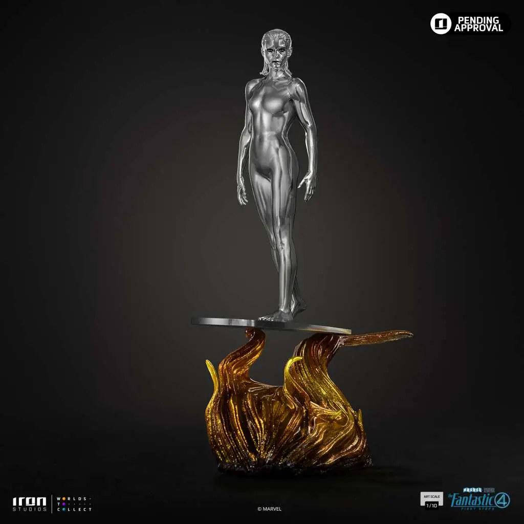 109766__527682878 FANTASTIC FOUR FIRST STEPS SILVER SURFER 1/10 STATUE - immagine 1