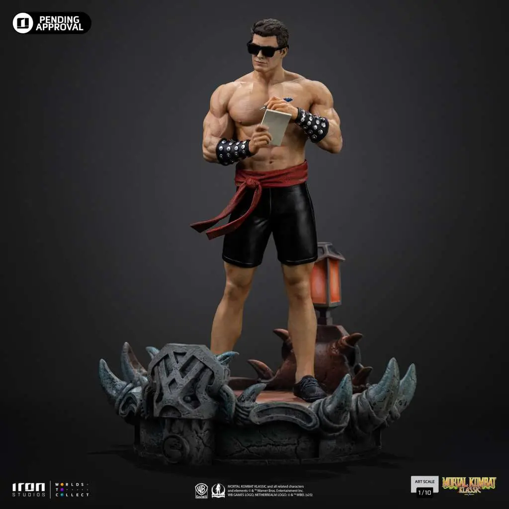 109773__4029239738 MORTAL KOMBAT JOHNNY CAGE 1/10 STATUE - immagine 1