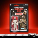 STAR WARS VINTAGE THE MANDALORIAN AND GROGU IMPERIAL REMNANT SNOWTROOPER ACTION FIGURE