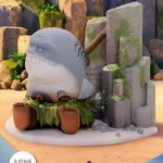MOANA SHARK MAUI D-STAGE MINI FIGURA