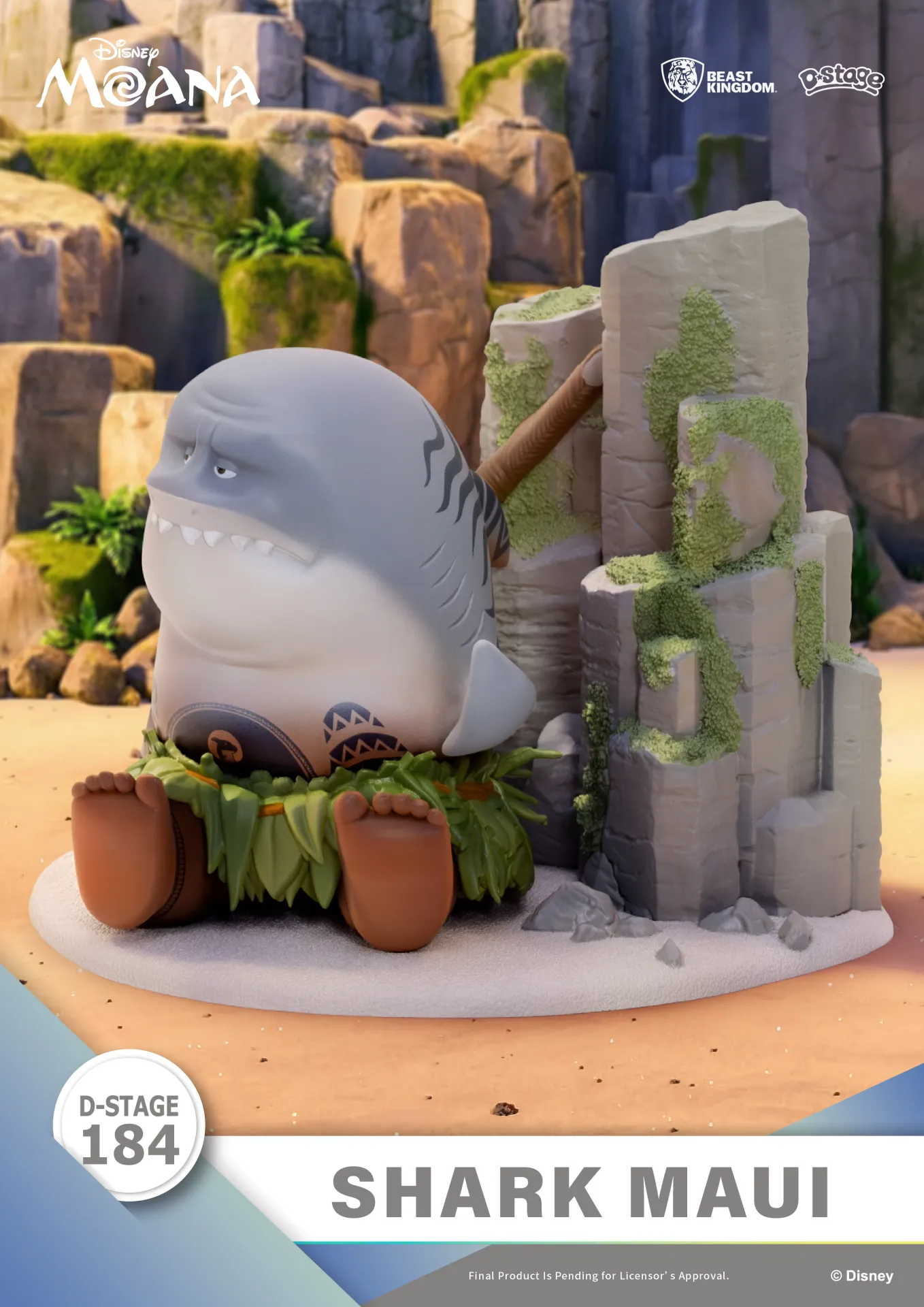 115651__8687b5d8 MOANA SHARK MAUI D-STAGE MINI FIGURA - immagine 1