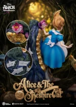 ALICE IN WONDERLAND & THE CHESHIRE CAT MASTER CRAFT STATUE - immagine 3