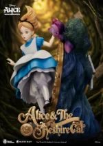 ALICE IN WONDERLAND & THE CHESHIRE CAT MASTER CRAFT STATUE - immagine 4