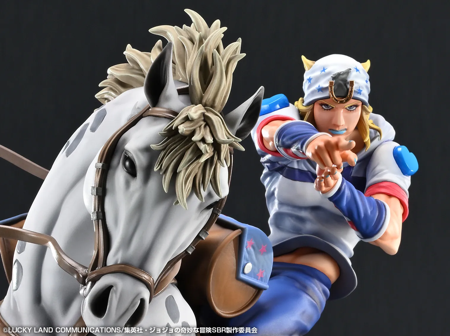 115773__577987e7 STEEL BALL RUN JOHNNY JOESTAR & SLOW DANCER CHOZO ART COLLECTION STATUE - immagine 1
