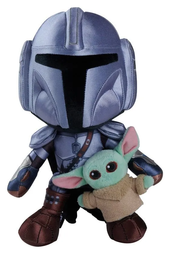 115787__52b24d4b STAR WARS MANDALORIAN & GROGU PELUCHE - immagine 1