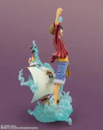 ONE PIECE MONKEY D LUFFY SETTING OUT FOR THE NEW WORLD FIGUARTSZERO STARTUNE - immagine 3