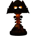 GOTHIC SKULL LAMP BONE