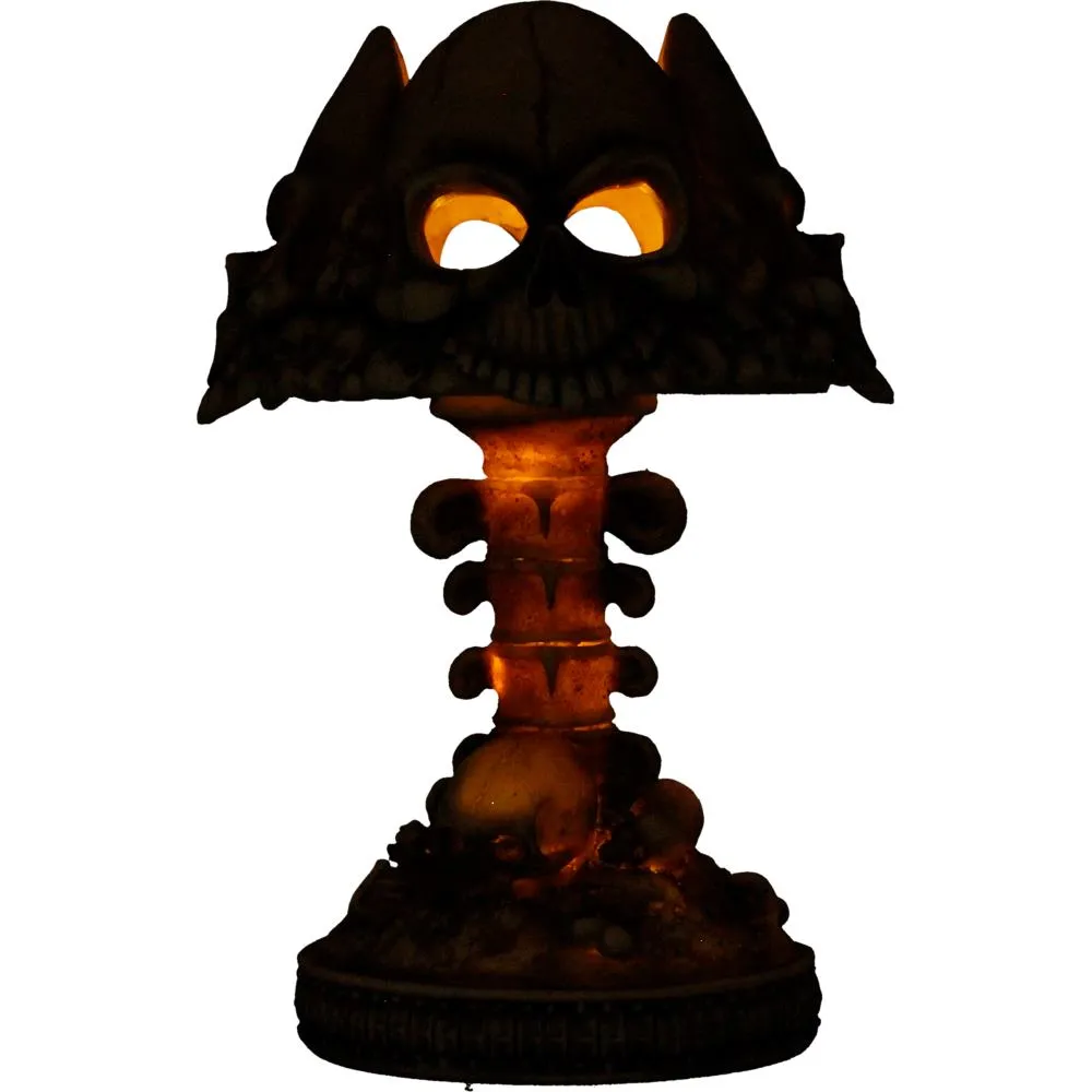 115829__458700c6 GOTHIC SKULL LAMP BONE - immagine 1