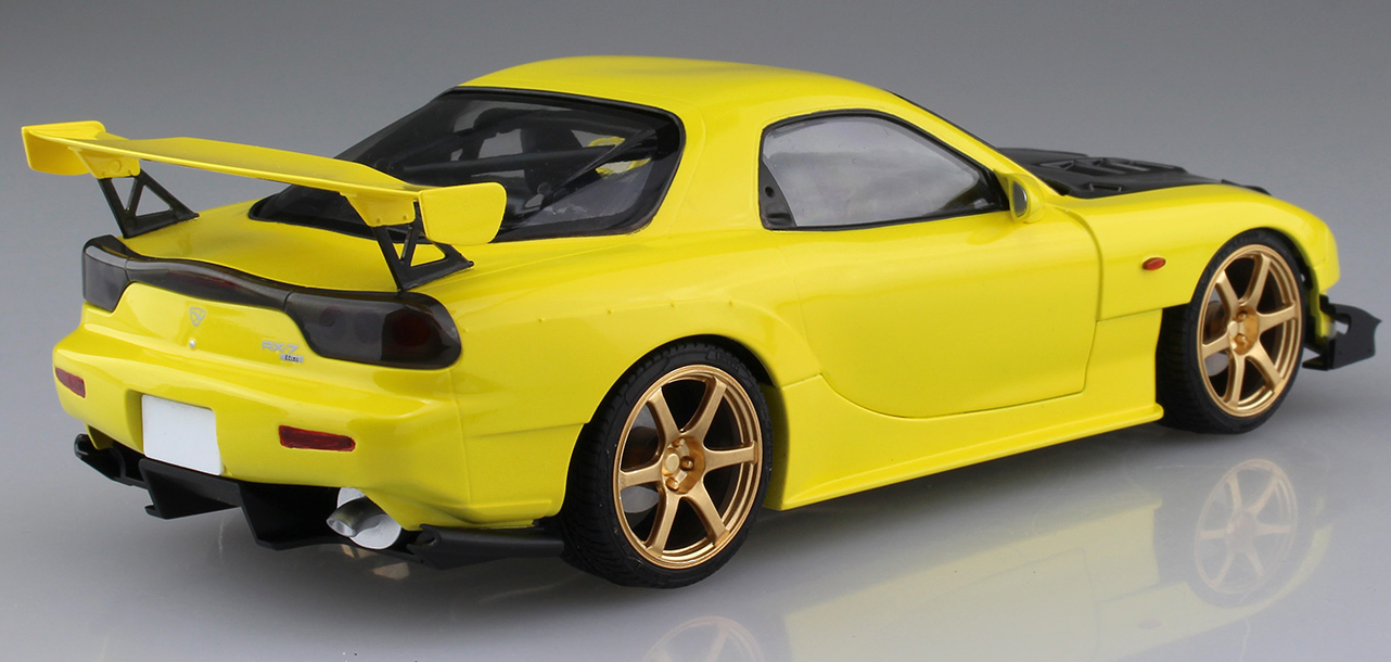 116087__e3a45df0 INITIAL-D TAKAHASHI KEISUKE FD3S RX-7 PROJECT D VER MK 1/24 - immagine 1