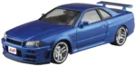 INITIAL-D HOSINO KOZO BNR34 SKYLINE GT-R MK 1/24