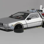BBTF TIME MACHINE FROM BACK TO THE FUTURE PARTII MK 1/24