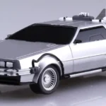 BTTF PULLBACK BACK TO THE FUTURE FROM PART II TIME MACHINE MK 1/43