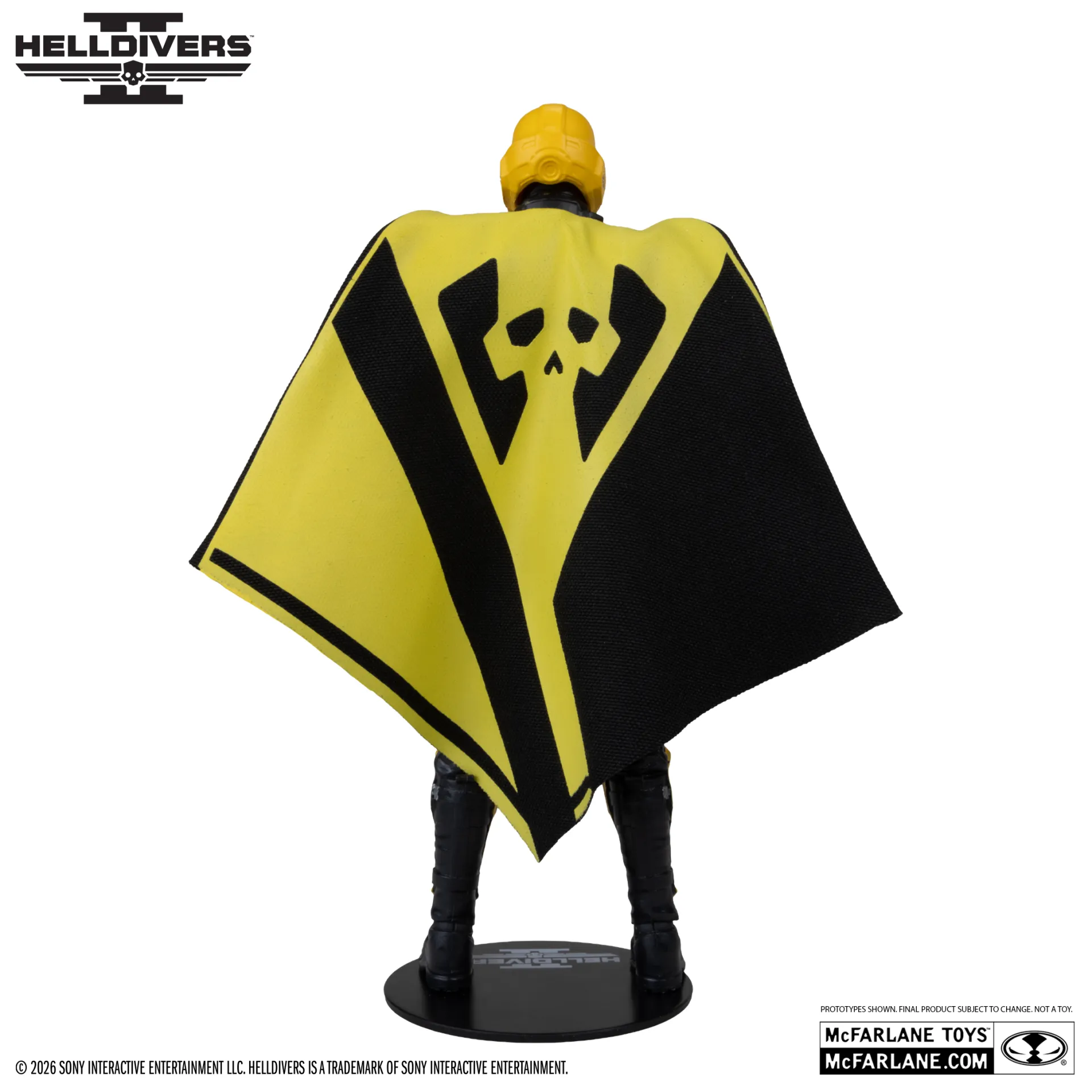 116183__698318aa MCFARLANE GAMING EDITION 7INCH HELLDIVERS 2 TR-40 GOLD EAGLE ACTION FIGURE - immagine 1