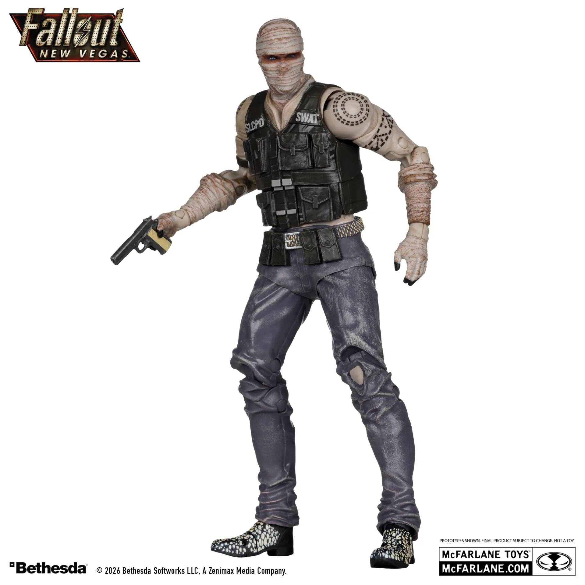 116184__05ca491e MCFARLANE GAMING EDITION 7INCH FALLOUT NEW VEGAS JOSHUA GRAHAM ACTION FIGURE - immagine 1