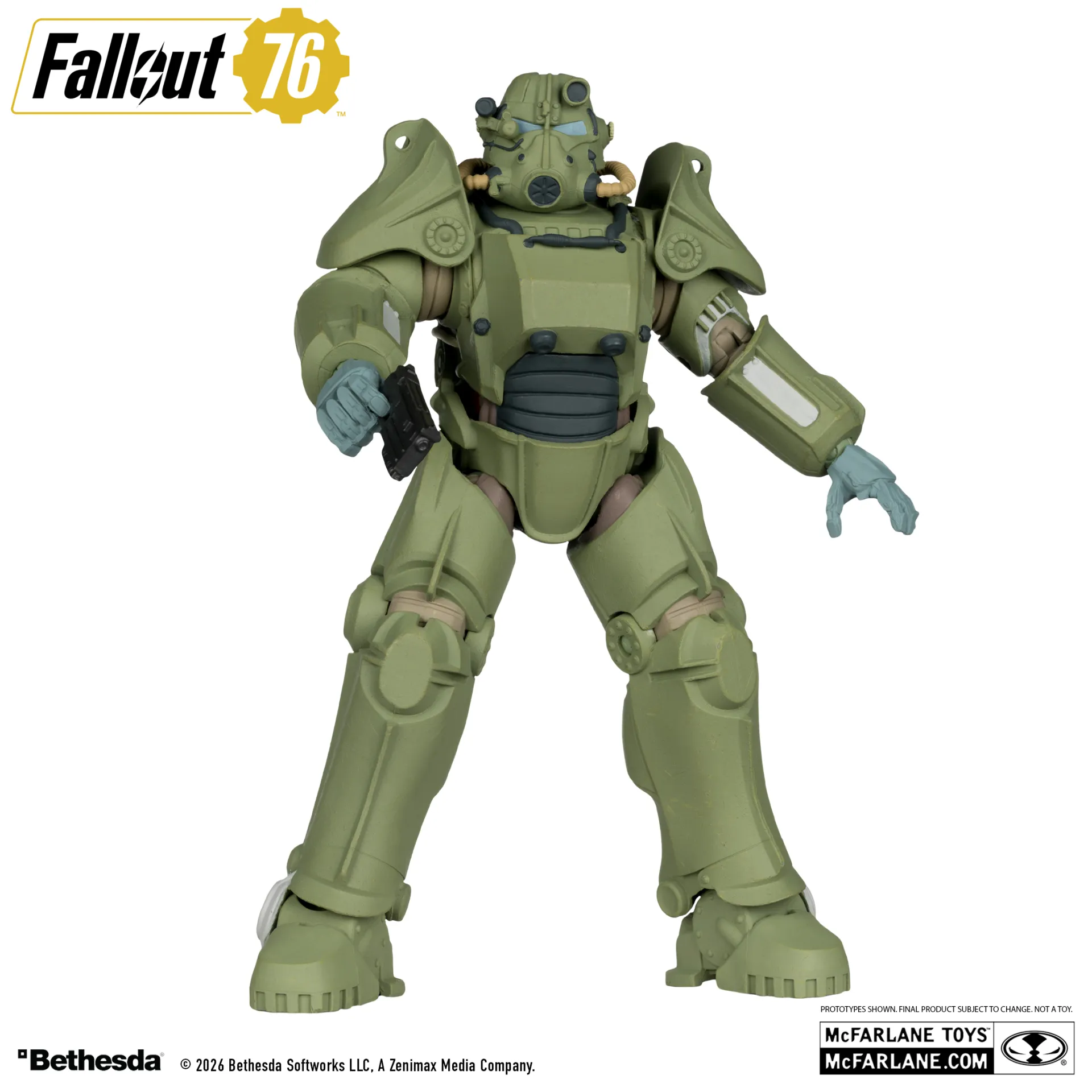 116185__4cba931c MCFARLANE GAMING EDITION 7INCH FALLOUT 76 T-45 MILITARY ARMOR ACTION FIGURE - immagine 1