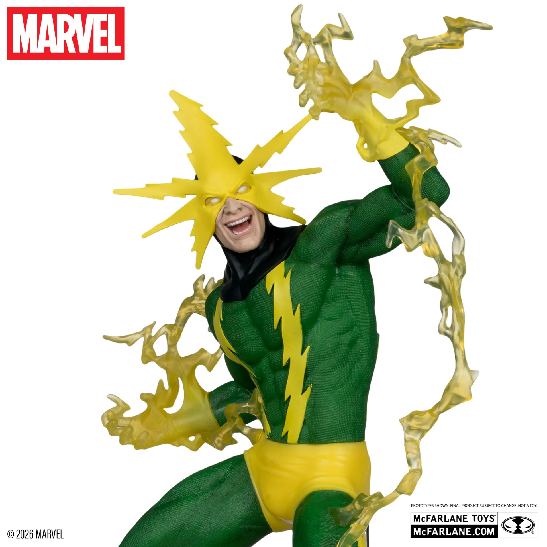 116186__b779f030 MARVEL COLLECTION 1:10TH WV8 ELECTRO (JOE FIXIT #5) FIGURE - immagine 1